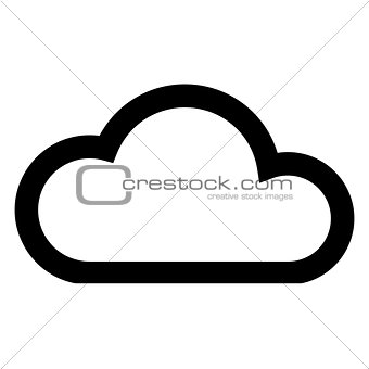 Cloud icon flat