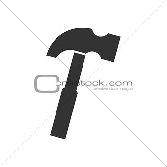 Hammer black icon