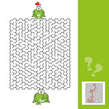 Frogs Maze Game with answer