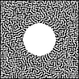 Pixel art labyrinth
