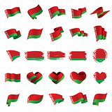 Belarus flag, vector illustration