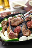 Jingisukan, genghis khan, Japanese style lamb barbecue
