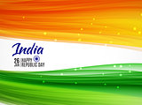 Happy India Republic Day26 January. Vector Illustration