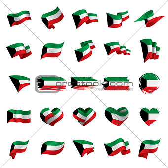 Kuwait flag, vector illustration