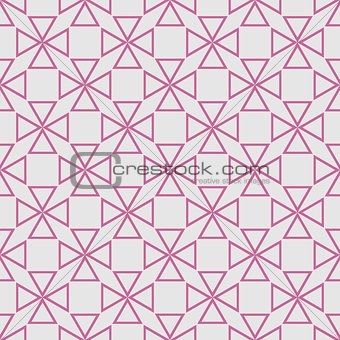 Tile vector pattern with pastel pink print on grey background