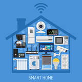 Smart Home and Internet of Things Concept
