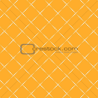 Lattice yellow simple seamless vector pattern.