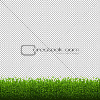 Grass Border Isolated Transparent Background