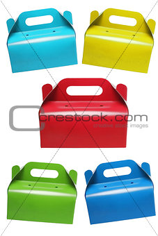 Colourful Cake Boxes