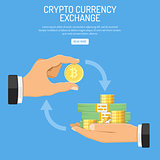 Crypto Currency Bitcoin Technology Concept