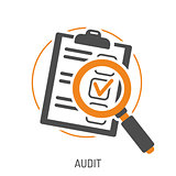Audit and Test Flat Icon Set