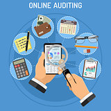 Online Auditing, Tax process, Accounting Concept