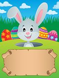Parchment and Easter bunny theme 3