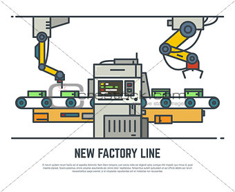 Factory belt line