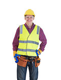Young construction worker