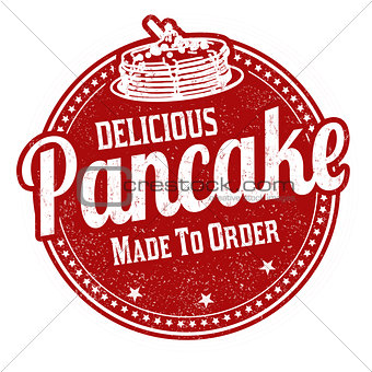 Pancake grunge rubber stamp 