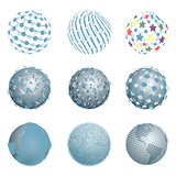 Abstract Blue Balls