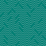 Vector seamless wavy line pattern