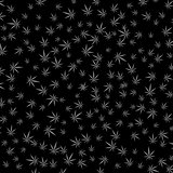 Gray Cannabis Leaves Background