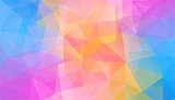 Light color Background of geometric triangle shapes.