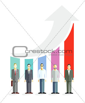 Business career, competition Symbolic illustration