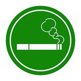 Sign Smoking Area 