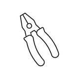 Pliers outline icon