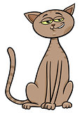 sitting cat cartoon comic animal character