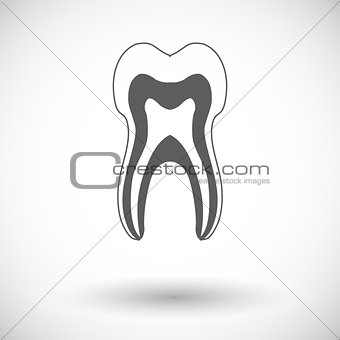 Tooth icon. 