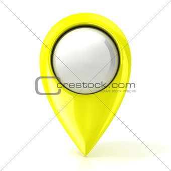 Map pointer. Yellow