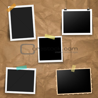 Photo Frame With Old Background