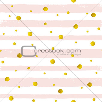 Abstract pink striped seamless pattern