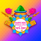 Happy Holi Advertisement Promotional backgroundd for Festival of Colors celebration greetings