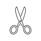 Scissors outline icon