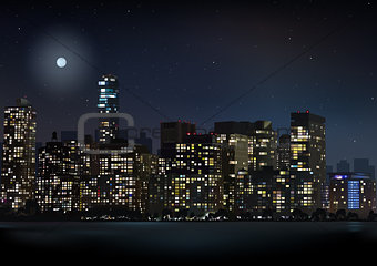 Night City Skyline