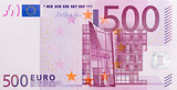 Banknote of five hundred euro.