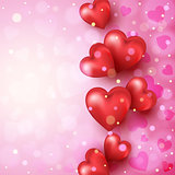 Abstract background to the Valentine`s day.
