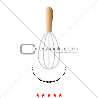 Whisk it is icon .