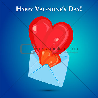 envelope and heart