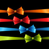 Set of color bow