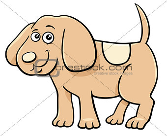 cute puppy character cartoon illustration