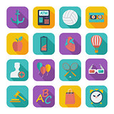 Flat icons for Web Design