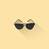 Simple Sunglasses Icon, Vector
