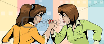 Fight between two women