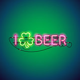 I Like Beer Neon Sign