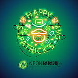 Irish St Patricks Day Neon Sign
