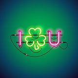 I Luck You Neon Sign