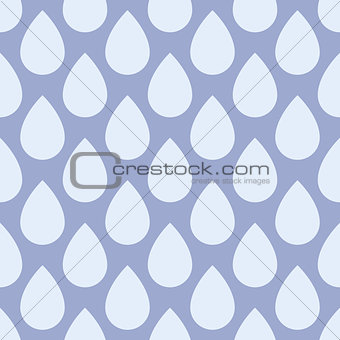 Seamless pattern with rain drops