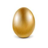 Golden Egg Isolated