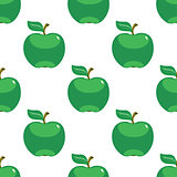 Apple green white seamless pattern background